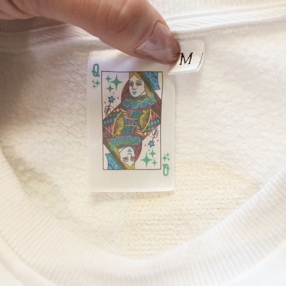 Queen of Sparkles Colorful Graphic Women's Sweater - Picture 5 of 8